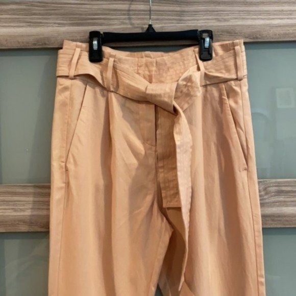 NWT Maje Panisse Bow Belt Slim Pant - Picture 5 of 13